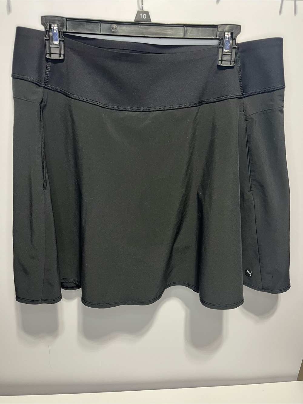 Puma Golf Skort + control top band Women's XL Black Athletic Skort + pockets - Picture 1 of 9
